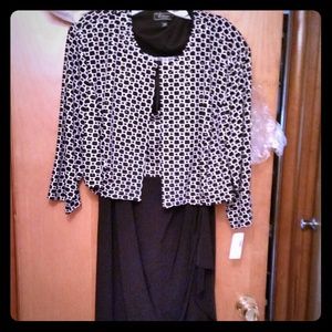 Black dress with blazer, dress barn